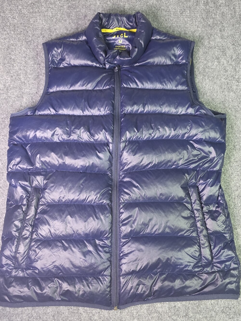 Lightweight Quilted Puffer Vest - Navy